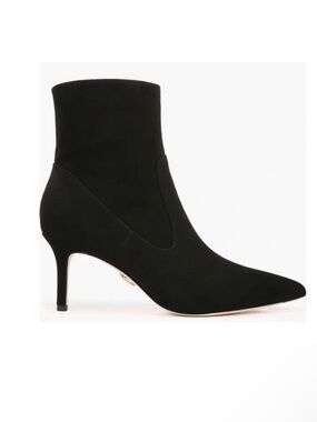 Veronica Beard Black suede Larissa Pointed Toe Bootie 
$450 women size 8 NEW